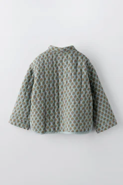 Niños ZARA 6 - 18 Meses·Abrigos / Buzos<CHAQUETA ESTAMPADA ACOLCHADA