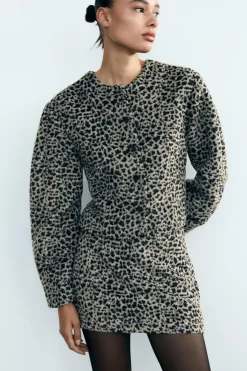 Outlet CHAQUETA ESTAMPADO ANIMAL Mujer Chaquetas / Cazadoras