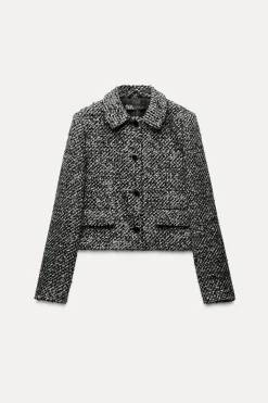 Online CHAQUETA ESTRUCTURA LENTEJUELAS Mujer Chaquetas / Cazadoras|Blazers / Chalecos