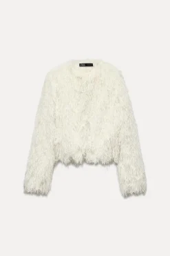 New CHAQUETA FLECOS HILO METALIZADO Mujer Chaquetas / Cazadoras