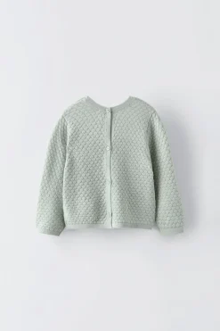 Niños ZARA 0 - 6 Meses·Punto|0 - 6 Meses·Básicos<CHAQUETA JERSEY 2 EN 1 CON LANA