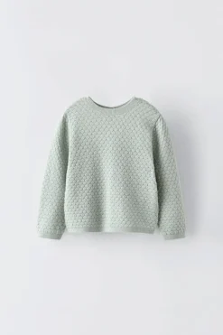 Niños ZARA 0 - 6 Meses·Punto|0 - 6 Meses·Básicos<CHAQUETA JERSEY 2 EN 1 CON LANA