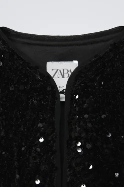 Niños ZARA 6 - 14 Años·Abrigos<CHAQUETA LENTEJUELAS