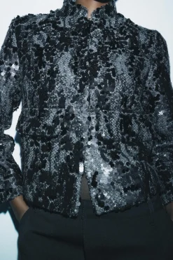 Sale CHAQUETA LENTEJUELAS ZW COLLECTION Mujer Chaquetas / Cazadoras