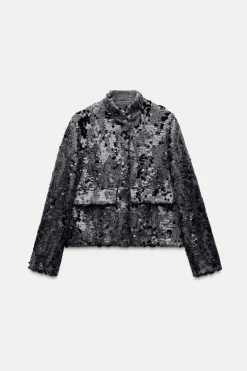 Sale CHAQUETA LENTEJUELAS ZW COLLECTION Mujer Chaquetas / Cazadoras