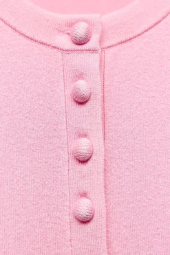 Best CHAQUETA MANGA FRANCESA PUNTO LISO Mujer Cárdigan / Jerséis|Punto