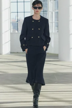 Fashion CHAQUETA MEZCLA LANA BOTONES ZW COLLECTION Mujer Chaquetas / Cazadoras