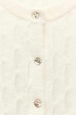 Clearance CHAQUETA ONDAS CON LANA Mujer Cárdigan / Jerséis|Punto