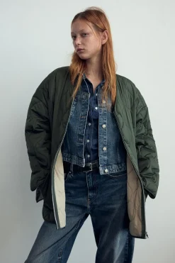 Sale CHAQUETA OVERSIZE ACOLCHADA WATER REPELLENT Mujer Chaquetas / Cazadoras