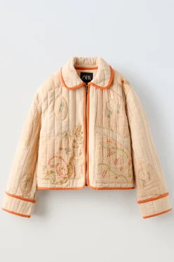 Niños ZARA 6 - 14 Años·Abrigos<CHAQUETA PATCHWORK BORDADOS