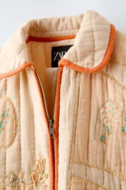 Niños ZARA 6 - 14 Años·Abrigos<CHAQUETA PATCHWORK BORDADOS