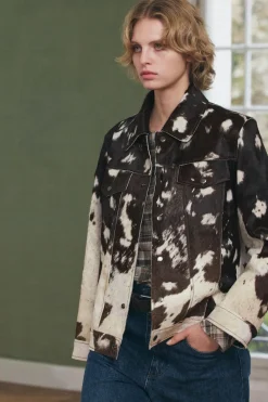 Fashion CHAQUETA PIEL 100% ZW COLLECTION Mujer Chaquetas / Cazadoras