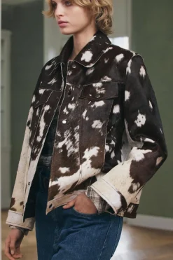 Fashion CHAQUETA PIEL 100% ZW COLLECTION Mujer Chaquetas / Cazadoras