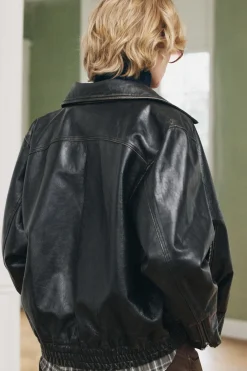 Best CHAQUETA PIEL 100% ZW COLLECTION Mujer Chaquetas / Cazadoras