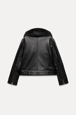 Fashion CHAQUETA PIEL 100% ZW COLLECTION Mujer Chaquetas / Cazadoras