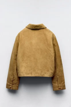 Niños ZARA 6 - 14 Años·Abrigos|6 - 14 Años·Total Look<CHAQUETA PIEL ANTE