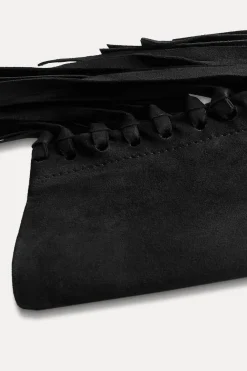 Clearance CHAQUETA PIEL ANTE FLECOS ZW COLLECTION Mujer Chaquetas / Cazadoras