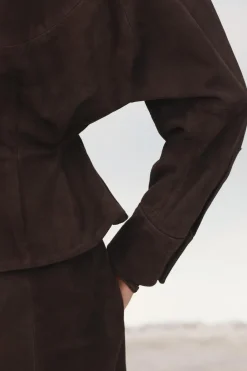 New CHAQUETA PIEL ANTE LIMITED EDITION Mujer Chaquetas / Cazadoras