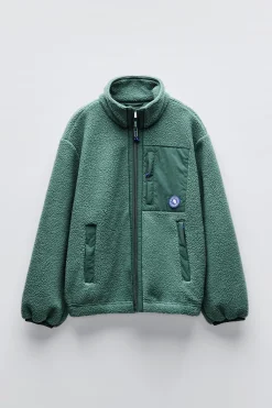 Niños ZARA 6 - 14 Años·Abrigos|6 - 14 Años·Sudaderas<CHAQUETA POLAR CONTRASTE