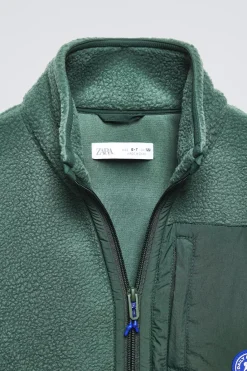 Niños ZARA 6 - 14 Años·Abrigos|6 - 14 Años·Sudaderas<CHAQUETA POLAR CONTRASTE