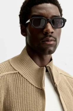 Hot CHAQUETA PUNTO ACABADOS REVÉS Hombre Jerséis / Chaquetas