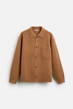 Hot CHAQUETA PUNTO BOLSILLO Hombre Jerséis / Chaquetas