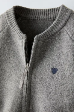 Niños ZARA 1½ - 6 Años·Punto<CHAQUETA PUNTO BORDADO