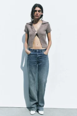 Clearance CHAQUETA PUNTO BOTÓN Mujer Cárdigan / Jerséis|Punto