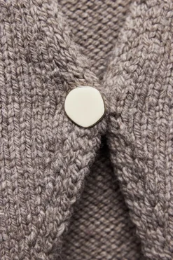 Clearance CHAQUETA PUNTO BOTÓN Mujer Cárdigan / Jerséis|Punto