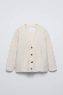 Niños ZARA 6 - 14 Años·Punto<CHAQUETA PUNTO BOTONES