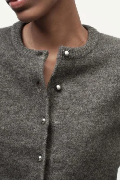 Best CHAQUETA PUNTO BOTONES METÁLICOS Mujer Cárdigan / Jerséis|Punto