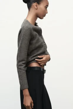 Best CHAQUETA PUNTO BOTONES METÁLICOS Mujer Cárdigan / Jerséis|Punto