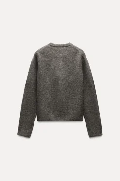 Best CHAQUETA PUNTO BOTONES METÁLICOS Mujer Cárdigan / Jerséis|Punto