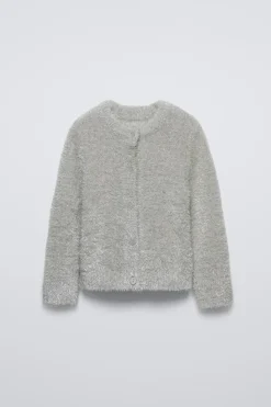 Niños ZARA 6 - 14 Años·Punto<CHAQUETA PUNTO BRILLO