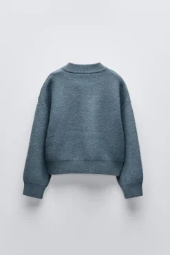 Niños ZARA 6 - 14 Años·Punto|6 - 14 Años·Total Look<CHAQUETA PUNTO CREMALLERA