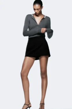 Best CHAQUETA PUNTO CUELLO JOYAS Mujer Cárdigan / Jerséis|Punto