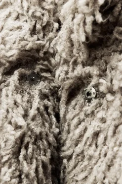 Sale CHAQUETA PUNTO EFECTO PELO Mujer Cárdigan / Jerséis|Punto