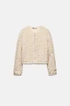 Clearance CHAQUETA PUNTO ESTRUCTURA Mujer Cárdigan / Jerséis|Punto