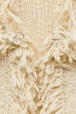 Best CHAQUETA PUNTO FLECOS Mujer Cárdigan / Jerséis|Punto