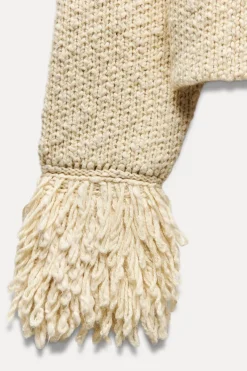 Best CHAQUETA PUNTO FLECOS Mujer Cárdigan / Jerséis|Punto