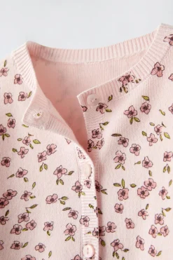 Niños ZARA 1½ - 6 Años·Punto|6 - 18 Meses·Punto<CHAQUETA PUNTO FLORES