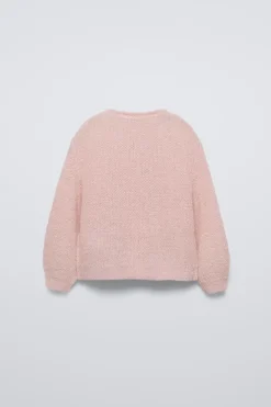 Niños ZARA 1½ - 6 Años·Punto|6 - 18 Meses·Punto<CHAQUETA PUNTO FLORES