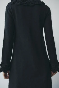 Online CHAQUETA PUNTO FLORES CROCHET Mujer Cárdigan / Jerséis|Punto