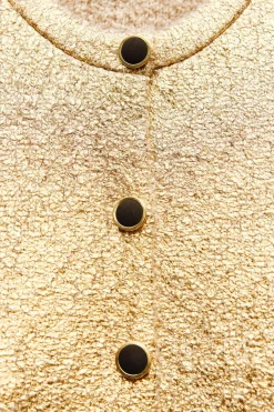 Outlet CHAQUETA PUNTO FOIL Mujer Cárdigan / Jerséis|Punto