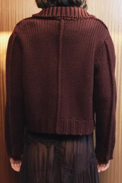 Outlet CHAQUETA PUNTO GRUESO Mujer Cárdigan / Jerséis|Punto