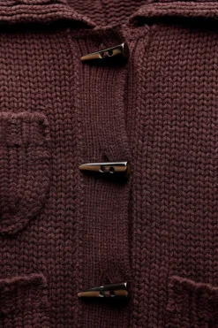 Outlet CHAQUETA PUNTO GRUESO Mujer Cárdigan / Jerséis|Punto