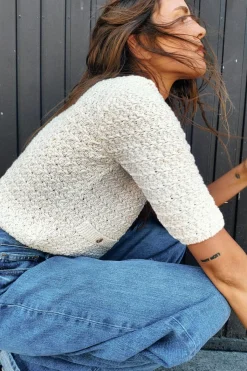 Fashion CHAQUETA PUNTO HILO METALIZADO Mujer Cárdigan / Jerséis|Punto