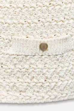 Fashion CHAQUETA PUNTO HILO METALIZADO Mujer Cárdigan / Jerséis|Punto