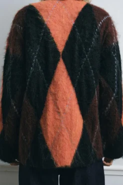 Outlet CHAQUETA PUNTO JACQUARD Mujer Cárdigan / Jerséis|Punto