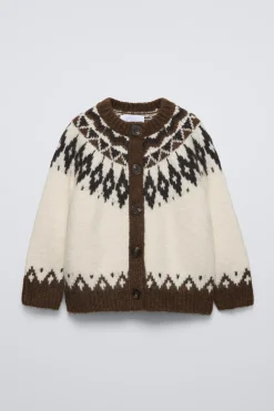 Niños ZARA 6 - 14 Años·Punto<CHAQUETA PUNTO JAQUARD